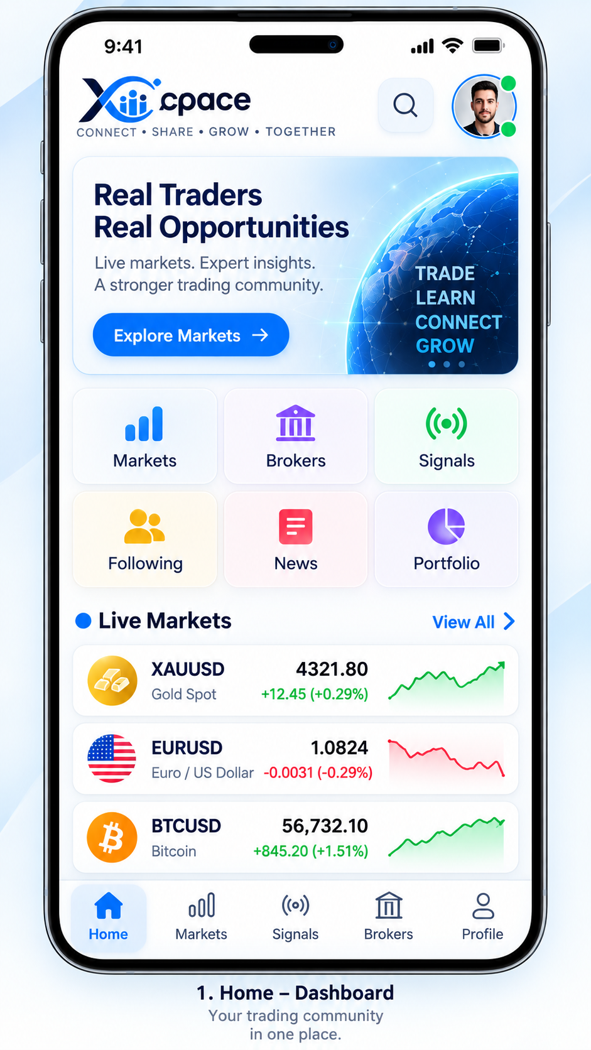 xCpace mobile app preview